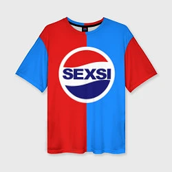 Женская футболка оверсайз Sexsi Pepsi