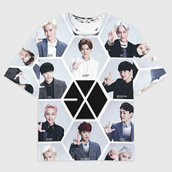 Футболка оверсайз женская EXO Boys, цвет: 3D-принт