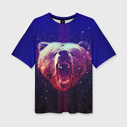 Женская футболка оверсайз Roar Bear