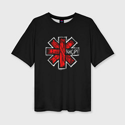 Женская футболка оверсайз RHCP Symbol