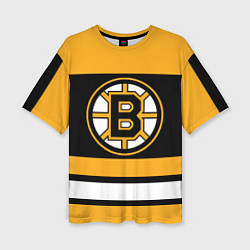 Женская футболка оверсайз Boston Bruins