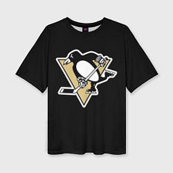 Женская футболка оверсайз Pittsburgh Penguins: Malkin