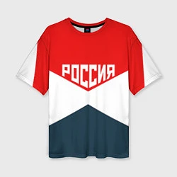 Женская футболка оверсайз Форма России