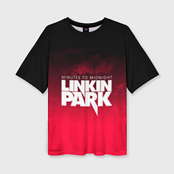 Футболка оверсайз женская Linkin Park: Minutes to midnight, цвет: 3D-принт