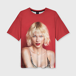 Женская футболка оверсайз Taylor Swift