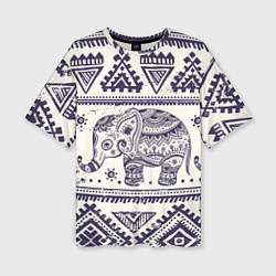 Футболка оверсайз женская Африка, цвет: 3D-принт