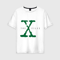 Футболка оверсайз женская The X-files, цвет: белый