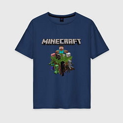 Женская футболка оверсайз Minecraft Units