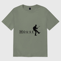 Футболка оверсайз женская House MD, цвет: авокадо