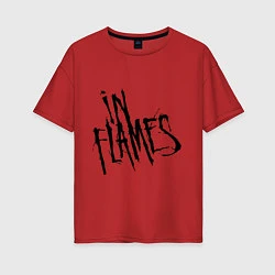 Женская футболка оверсайз In Flames