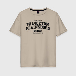 Женская футболка оверсайз Princeton Plainsboro
