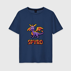 Женская футболка оверсайз Spyro: 8 bit