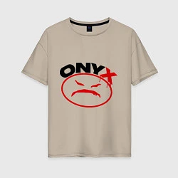 Женская футболка оверсайз Onyx
