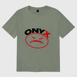 Женская футболка оверсайз Onyx