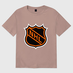 Женская футболка оверсайз NHL