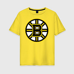 Женская футболка оверсайз Boston Bruins