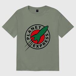Женская футболка оверсайз Planet Express