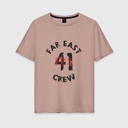 Женская футболка оверсайз Far East 41 Crew