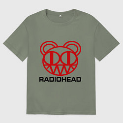 Женская футболка оверсайз Radiohead
