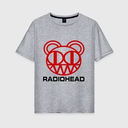 Женская футболка оверсайз Radiohead