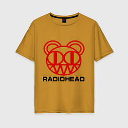 Женская футболка оверсайз Radiohead