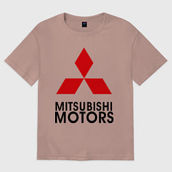 Женская футболка оверсайз Mitsubishi