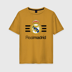 Женская футболка оверсайз Real Madrid Lines