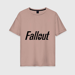 Женская футболка оверсайз Fallout