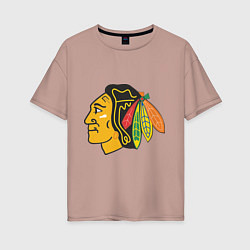 Женская футболка оверсайз Chicago Blackhawks: Kane