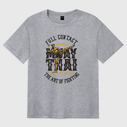 Женская футболка оверсайз Муай Тай фулл-контакт