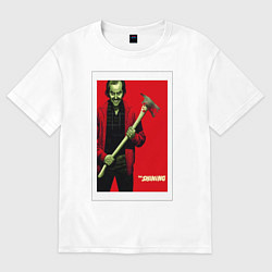 Футболка оверсайз женская The Shining, цвет: белый