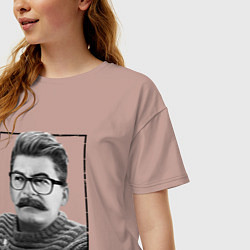 Футболка оверсайз женская Stalin: Style in, цвет: пыльно-розовый — фото 2