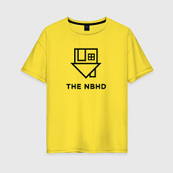 Футболка оверсайз женская The NBHD, цвет: желтый
