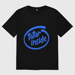 Женская футболка оверсайз Tatar inside