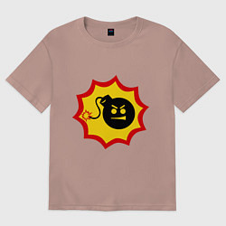 Женская футболка оверсайз Крутой Сэм