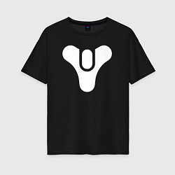 Женская футболка оверсайз Destiny Symbol