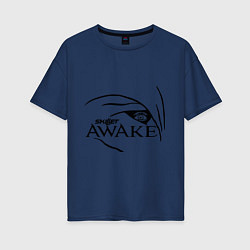 Женская футболка оверсайз Skillet awake
