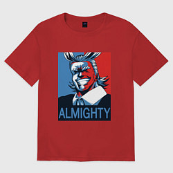 Женская футболка оверсайз Моя геройская академия