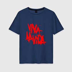 Женская футболка оверсайз Viva La Vida