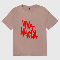 Женская футболка оверсайз Viva La Vida