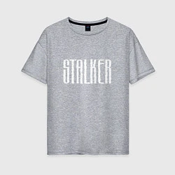 Женская футболка оверсайз STALKER