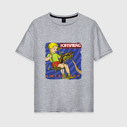 Женская футболка оверсайз The Offspring: Americana