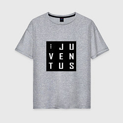 Женская футболка оверсайз Juventus FC: Black Collection