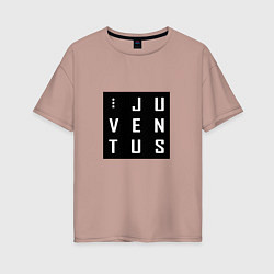 Женская футболка оверсайз Juventus FC: Black Collection