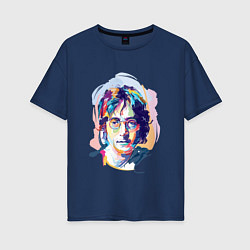 Женская футболка оверсайз John Lennon: Art