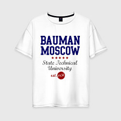 Женская футболка оверсайз Bauman STU