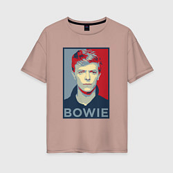 Женская футболка оверсайз Bowie Poster