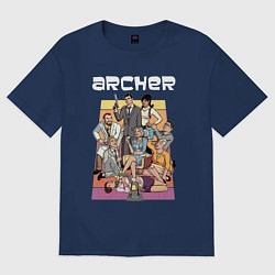 Женская футболка оверсайз Archer