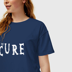 Футболка оверсайз женская The Cure, цвет: тёмно-синий — фото 2
