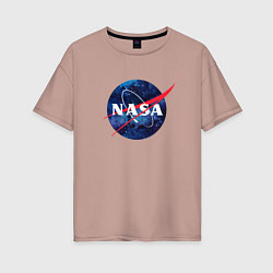 Женская футболка оверсайз NASA: Cosmic Logo